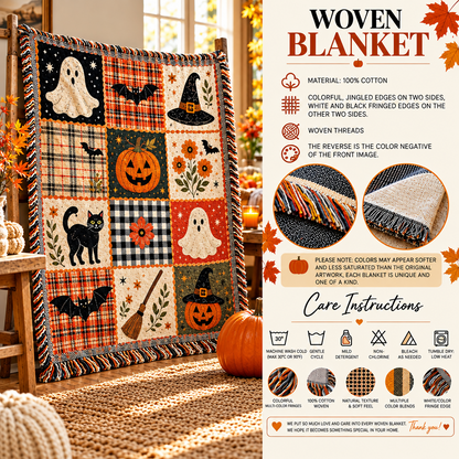 Comfora™ Halloween Woven Blanket